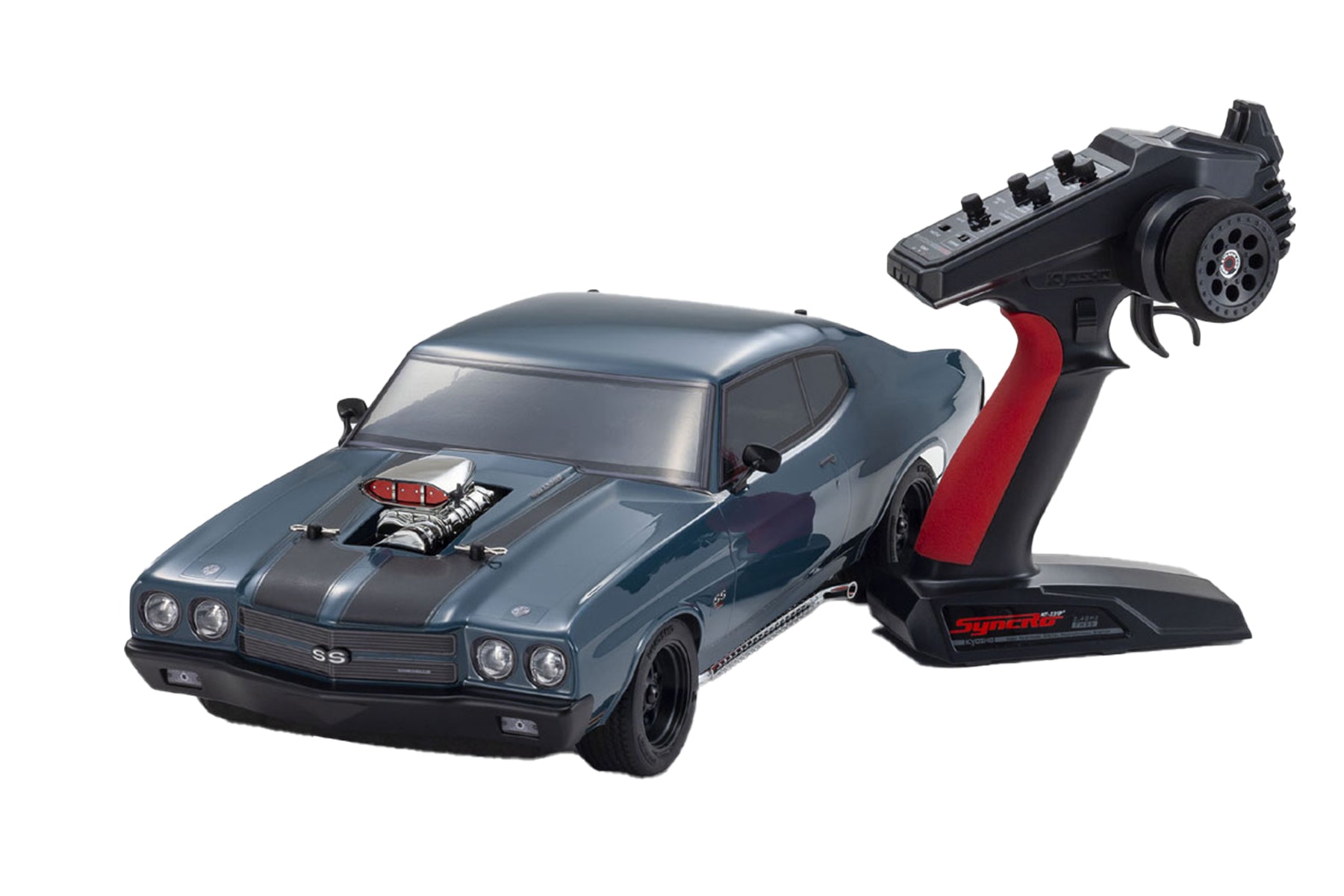 KYOSHO 34494T1 Fazer Mk2 VE 1970 Chevelle Supercharged Dark Blue