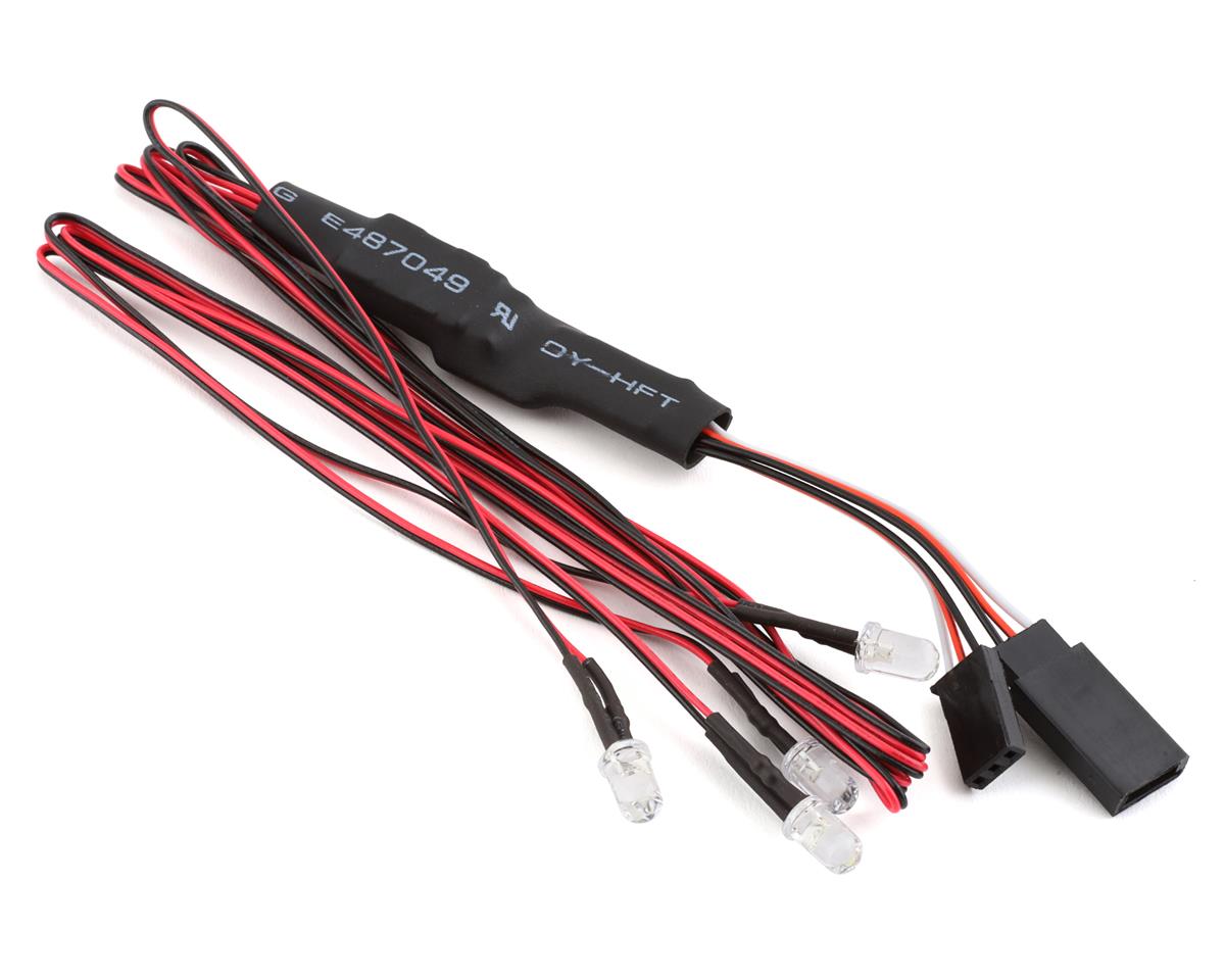 KYOSHO 97054-4CR Fazer FZ02 LED Light Set (Clear/Red)