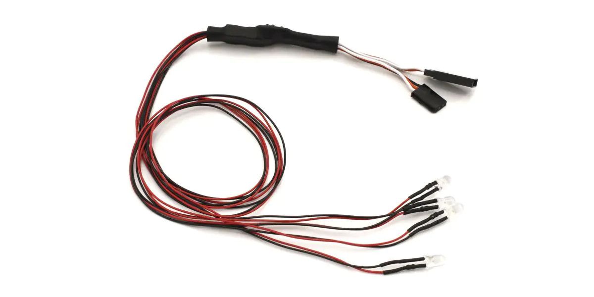 KYOSHO 97054-4HR  LED Light Unit (5mm/4 Bulbs/ Halogen & Red)