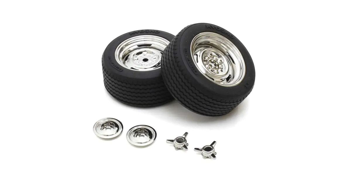 KYOSHO FATH707SMM Glued Classic Rally Tire FZ02(M), Plating, 2pcs