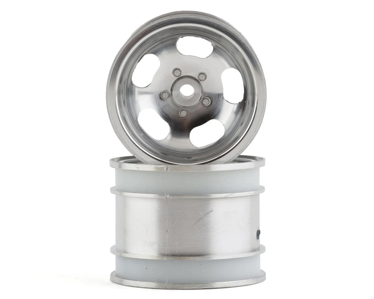 KYOSHO SCH004SCB 5-Spoke Rear Wheel (Satin Chrome) (2) (2014 Beetle)