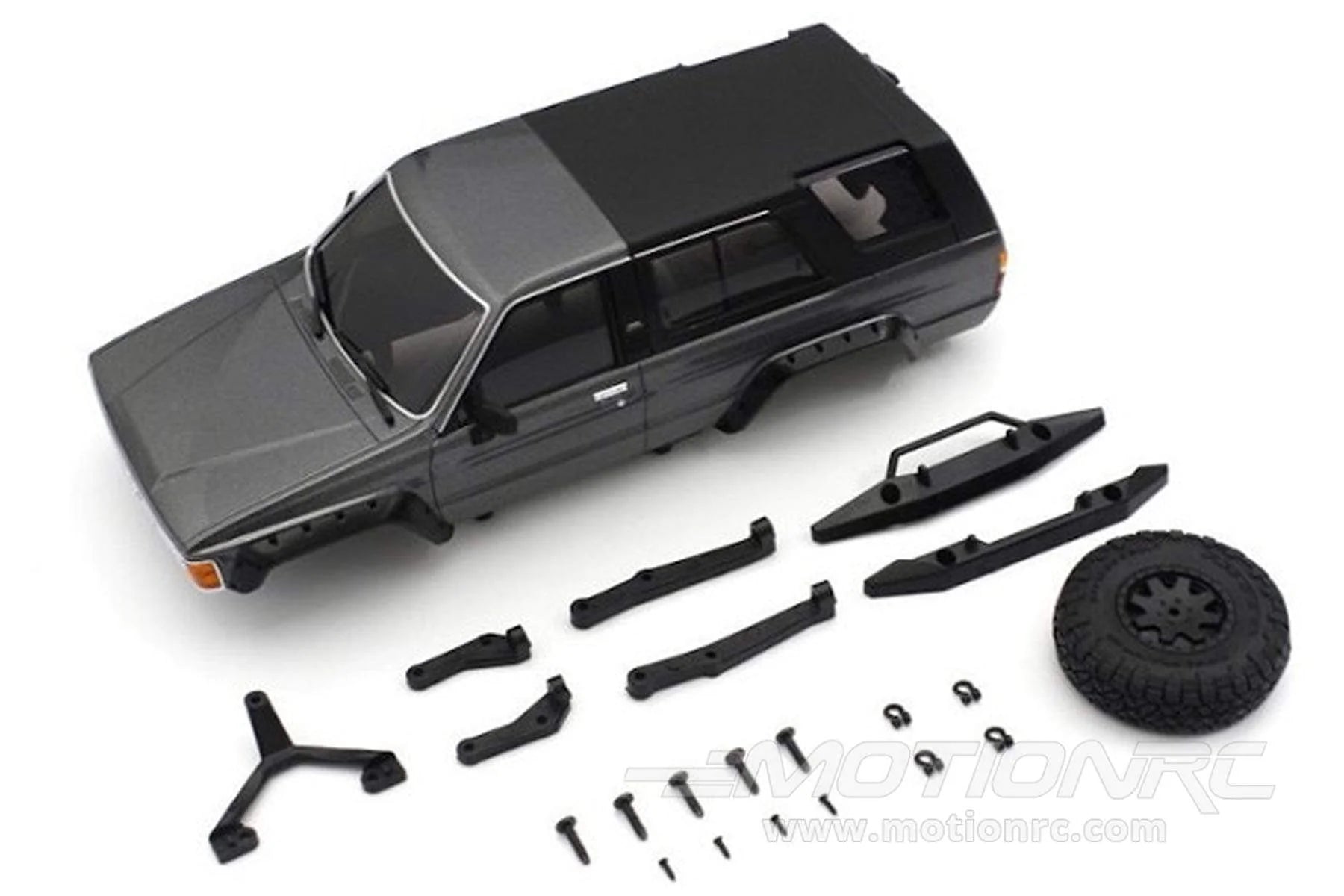 KYOMXB02GM Grey Metallic Toyota 4 Runner Body for Mini-Z 4x4