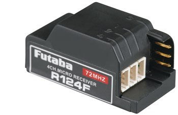 FUTABA 01101686-1 R124F 4-Ch Ultra Micro FM Rx 72 High