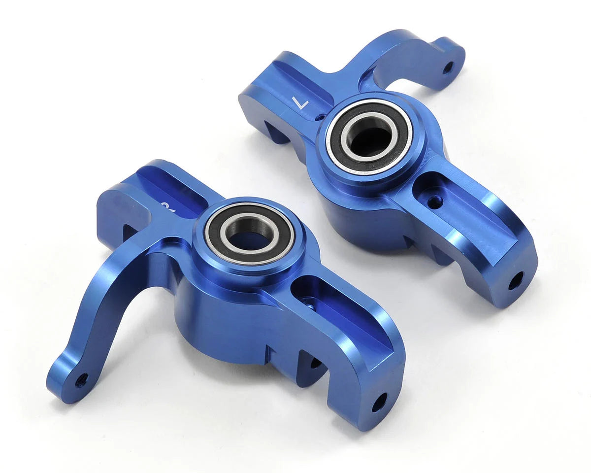 LOSI LOSB2091 Aluminum Front Spindle Set w/Bearings (Blue) (2) *DISC
