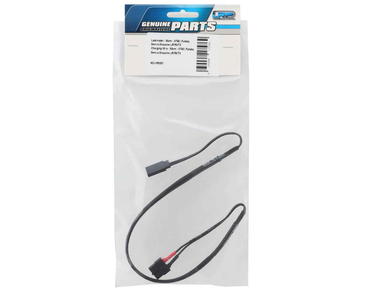 LRP 499251 Universal Charging Lead (500mm) (Female XT60 to Male Futaba JR Connector)