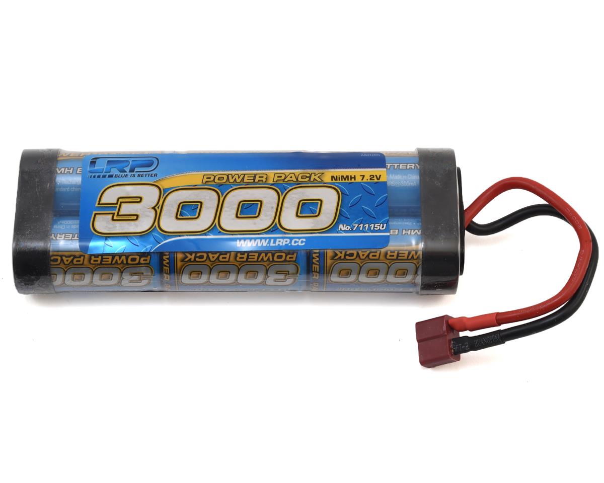 LRP 71115U 6-Cell Power Pack NiMH Stick Battery w/T-Style Connector (7.2V/3000mAh)