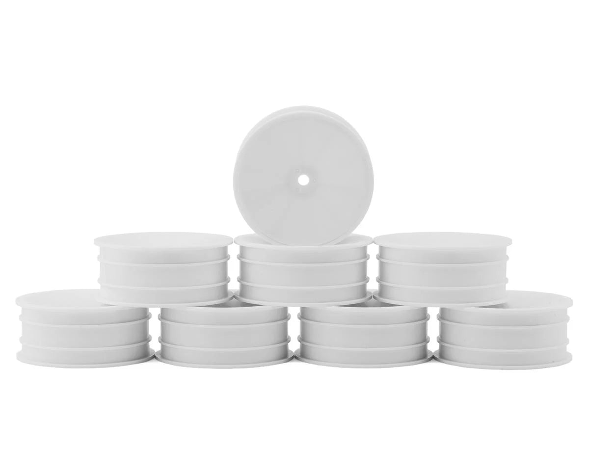 MUGEN B2901W/8 2.2 Front Buggy Wheels (White) (8) w/12mm Hex