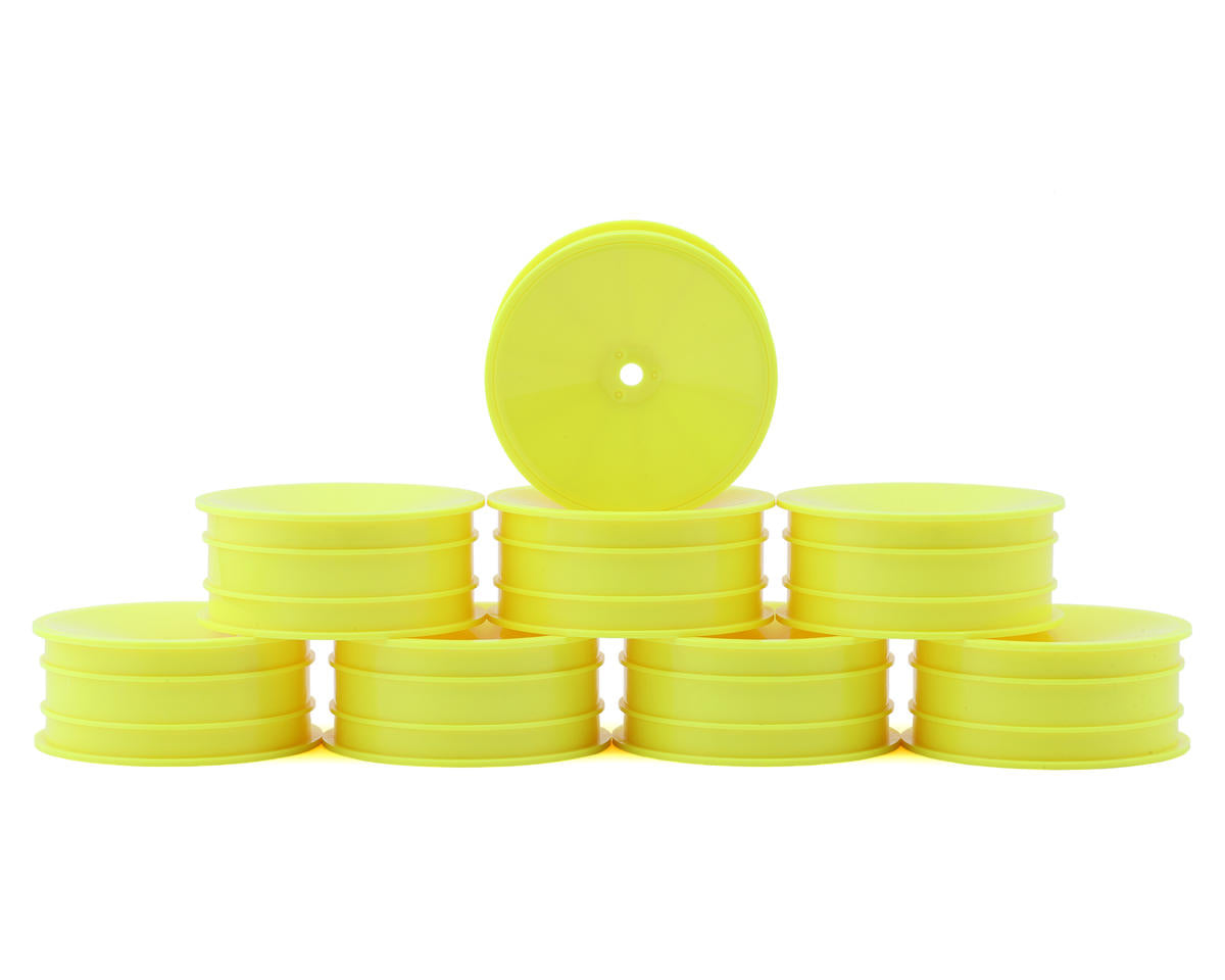 MUGEN B2901Y/8 2.2 Front Buggy Wheels (Yellow) (8) w/12mm Hex