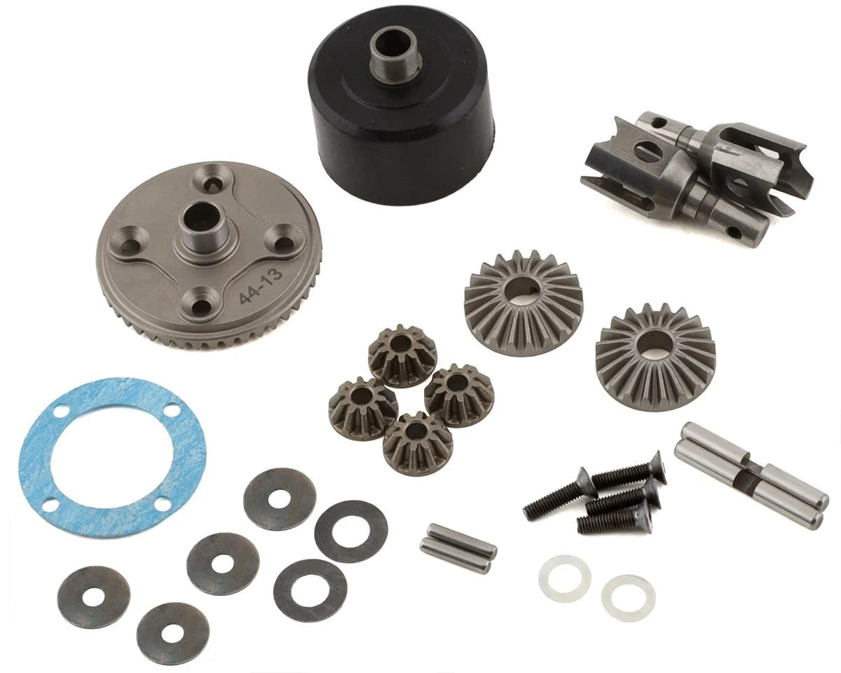 MUGEN E2257-B MBX8R HTD High Traction Front/Rear Differential Set (44T)