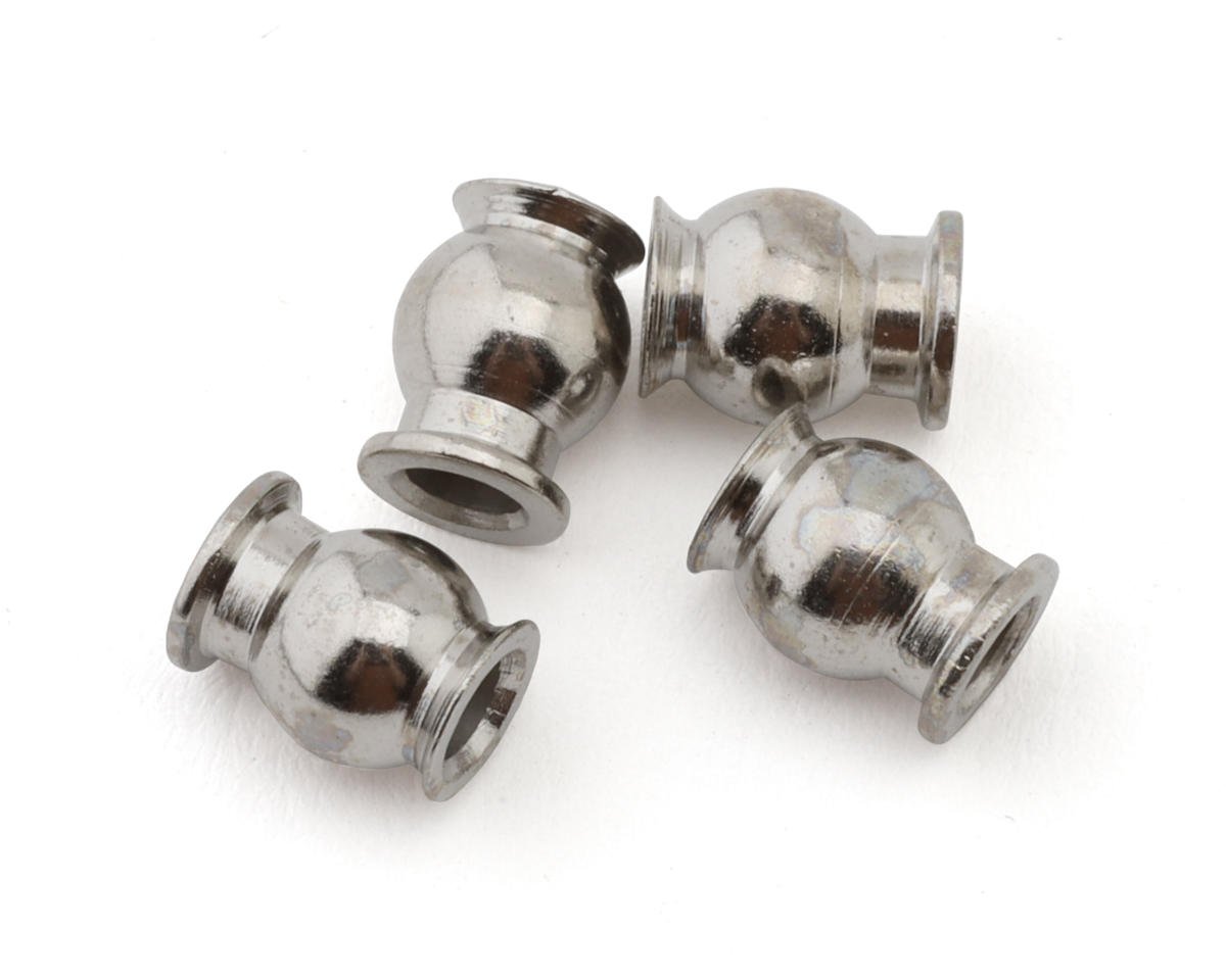 MUGEN E2504B MBX8R/MBX8TR Steel Shock Pivot Balls (4)