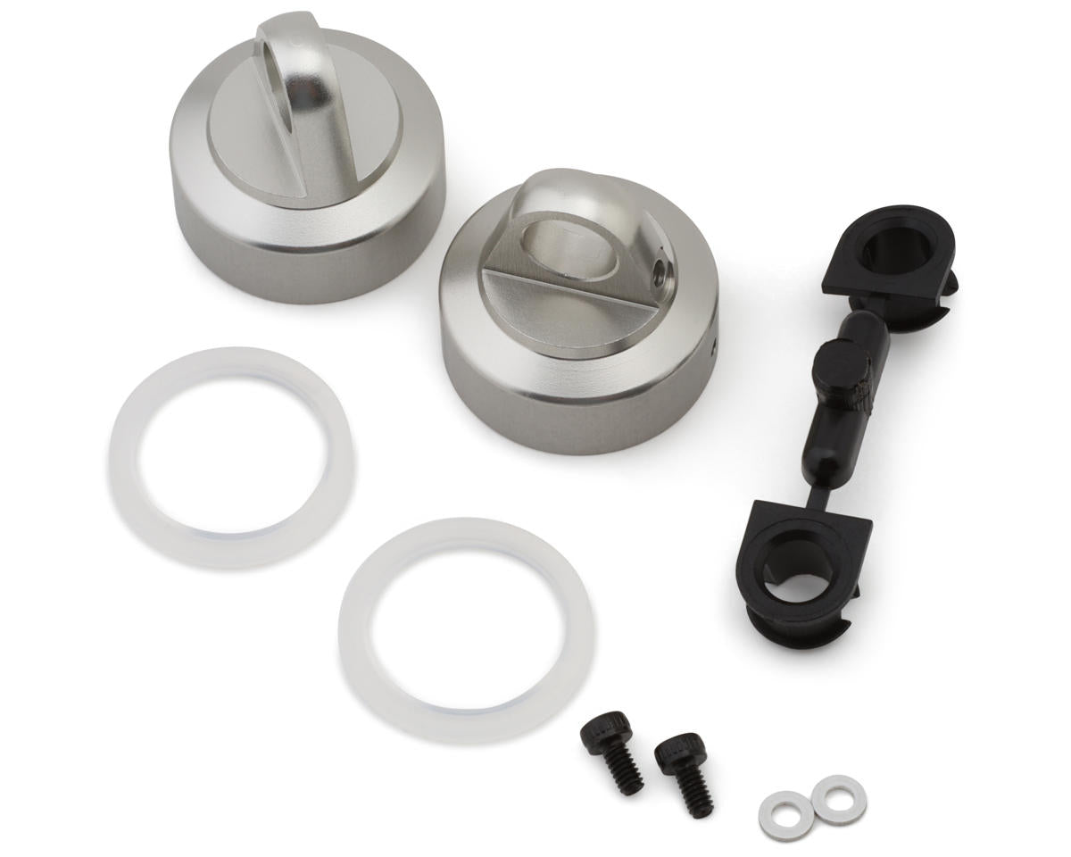 MUGEN E2572B MBX8 Aluminum Emulsion Damper Shock Caps (2)
