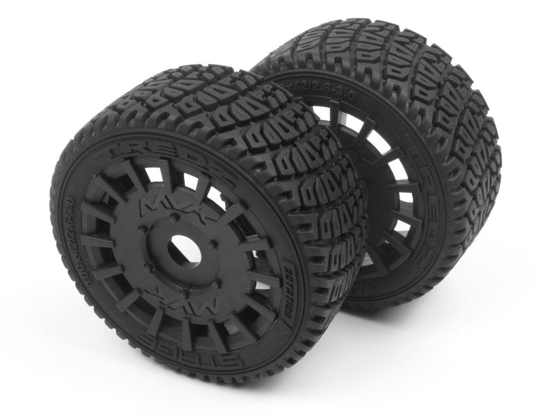 MAVERICK 150366 Tredz Stage Belted Tire (100x42mm/2.6-3.0in/2pcs)