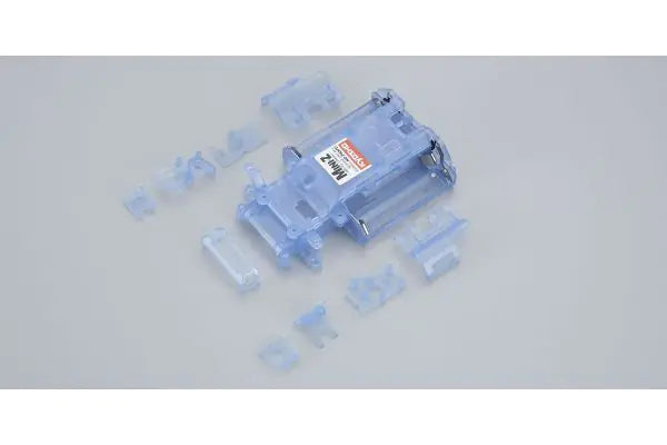 KYOSHO MZF201CB Skeleton Chassis Set (Clear Blue)