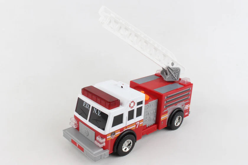 DARON NY27200-2 FDNY MOTORIZED LADDER TRUCK WITH LIGHTS & SOUND