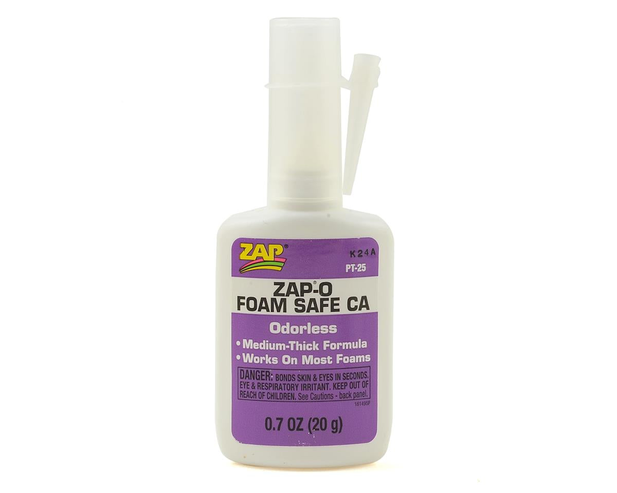 ZAP PT-25 Odorless Foam Safe CA Glue (0.7oz)