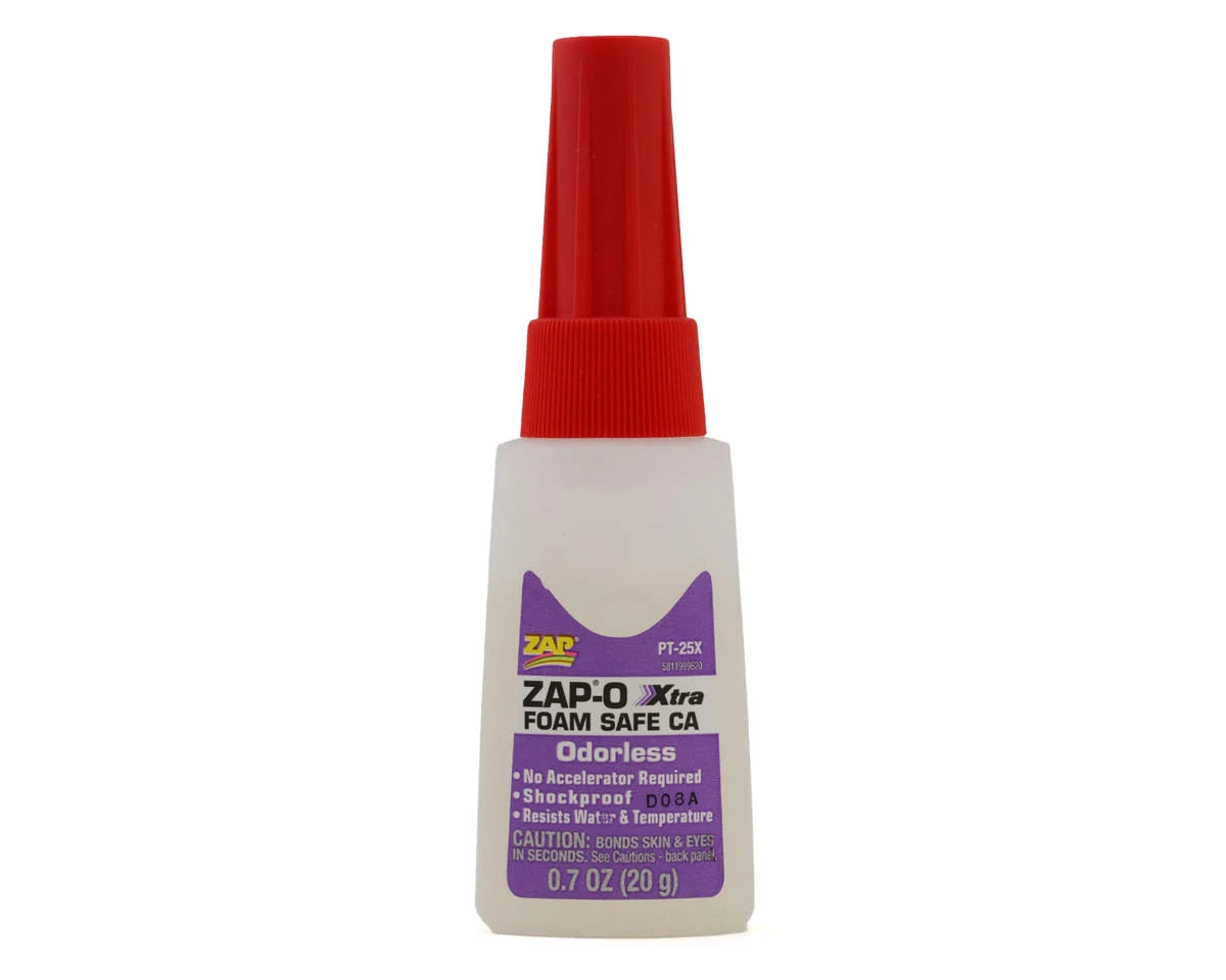 ZAP PT-25X Zap-O Xtra Shockproof Foam Safe CA Glue (.7oz)