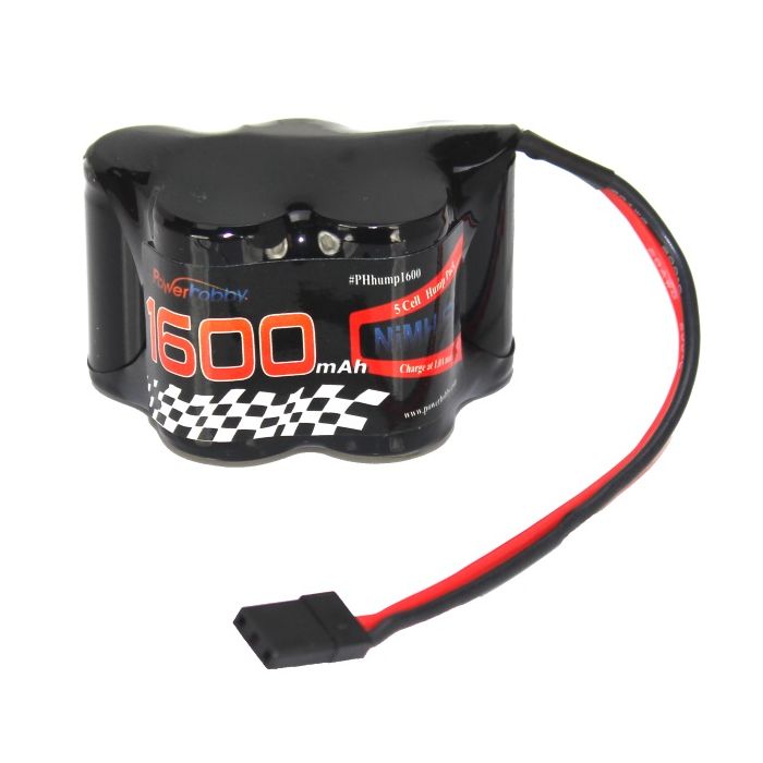 POWER HOBBY PH4000 6V 1600mAh NiMH Hump Battery Pack w/ Hitec Connector