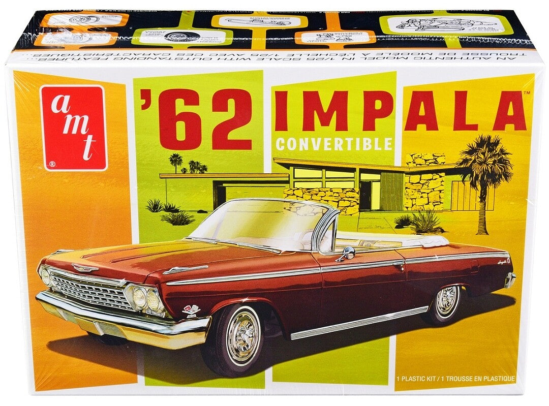 AMT 1355 1/25 1962 Chevy Impala Convertible