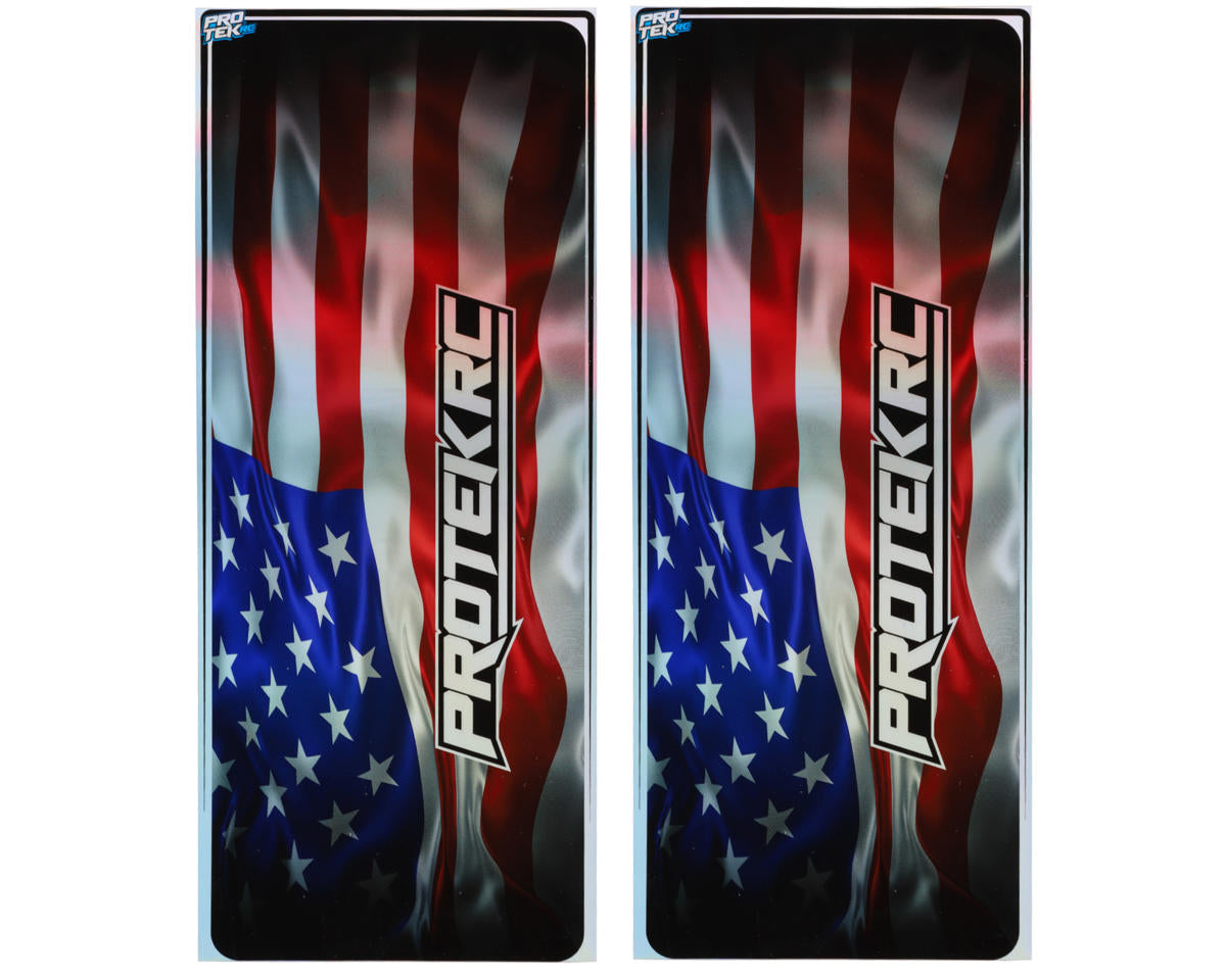 PROTEK PTK-1102-USHALO Universal Chassis Protective Sheet (Holographic USA) (2) (12.5x33.5cm)