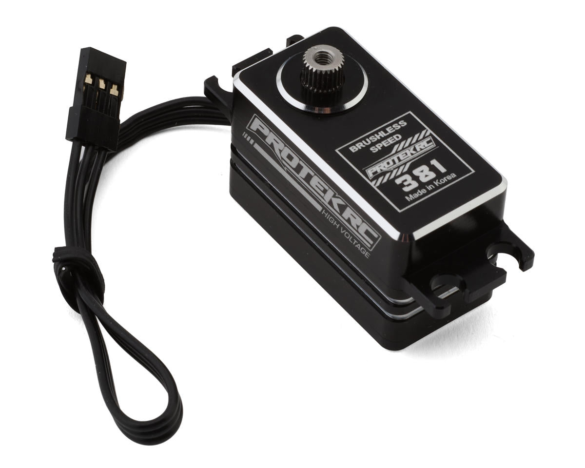 PROTEK PTK-381 381 Ultra Low Profile High Speed Brushless Servo (High Volt / Metal Case)