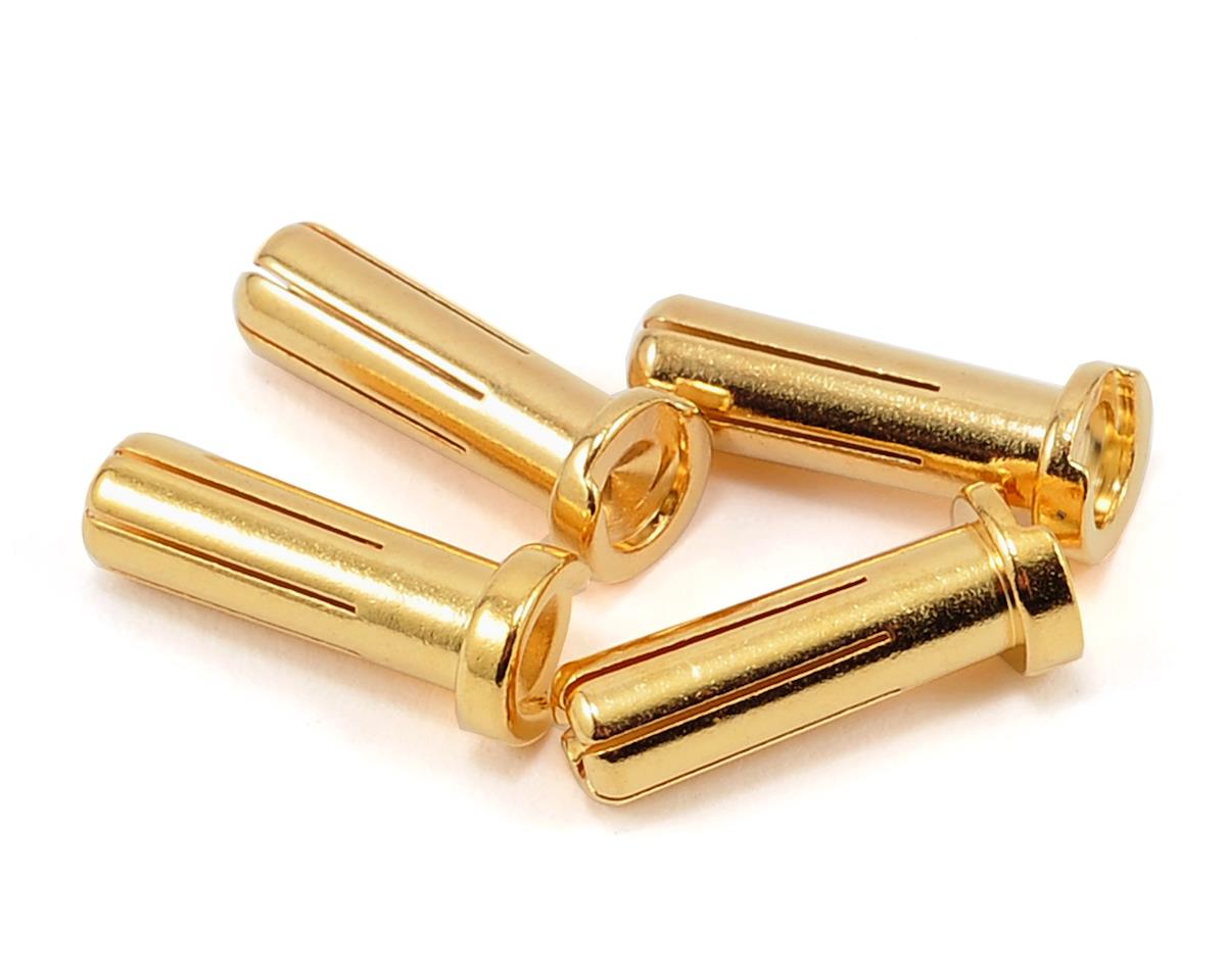 PROTEK PTK-5022 5.0mm "Super Bullet" Solid Gold Connectors (4 Male)