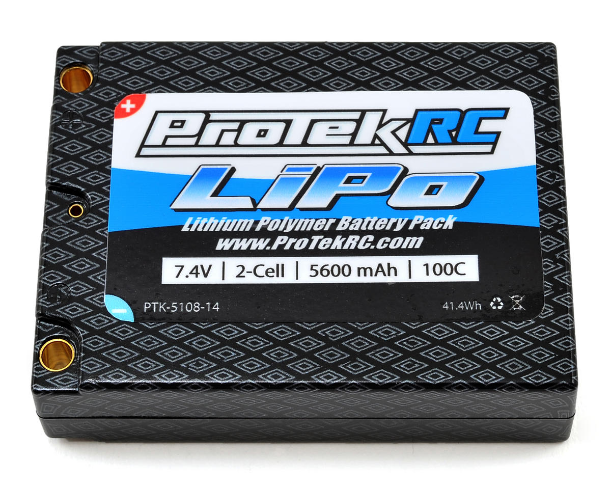 PROTEK PTK-5108-14 2S "Supreme Power" Li-Poly 100C Hard Case Square Battery Pack 7.4V 5600mAh