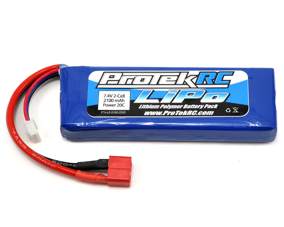 PROTEK PTK-LPS-1600-2S20 7.4V 2 CELL 1600MAH 20C w Traxxas Connector