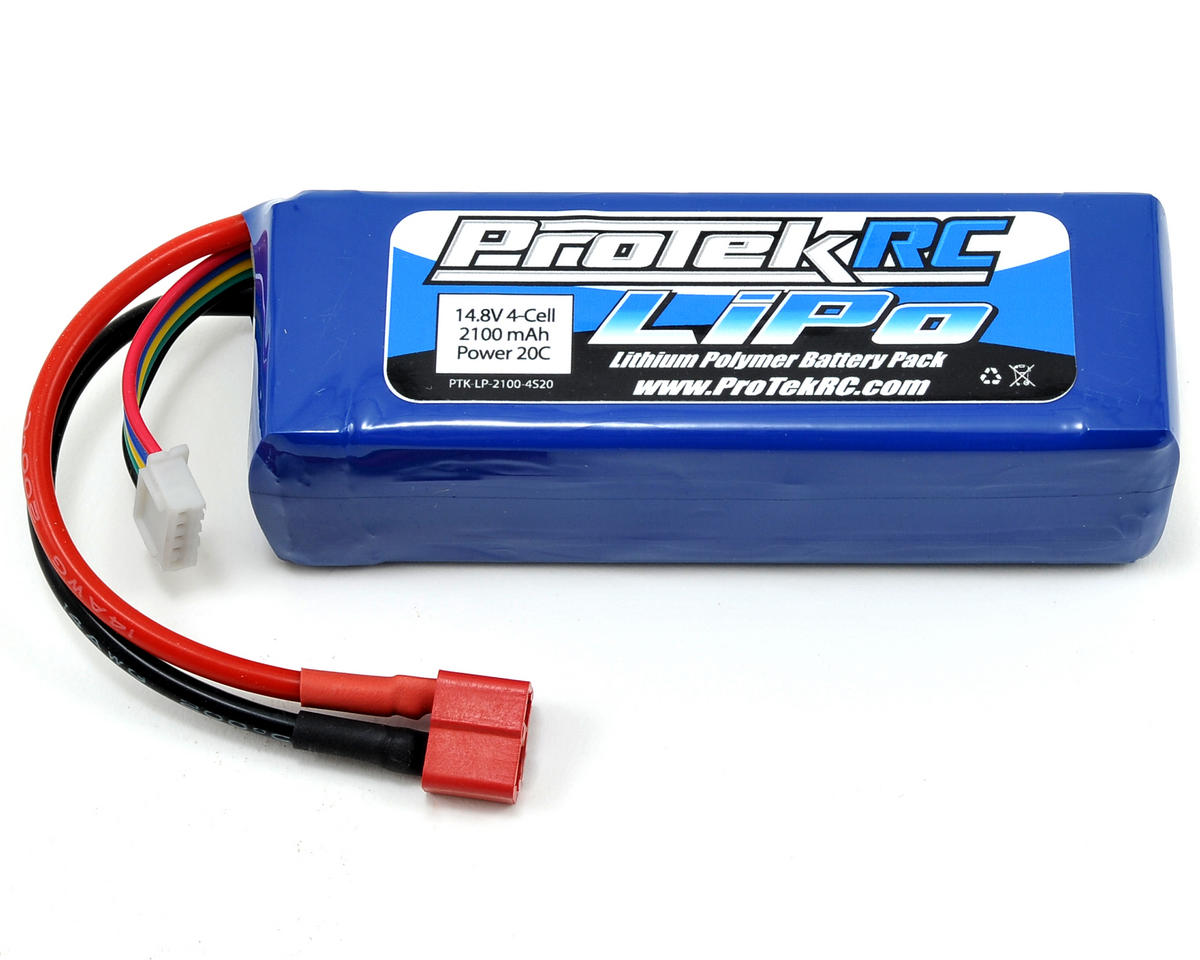 PROTEK PTK-5186 4S LiPo 20C Battery Pack 14.8V/2100mAh Starter Box w/T-Style Connector