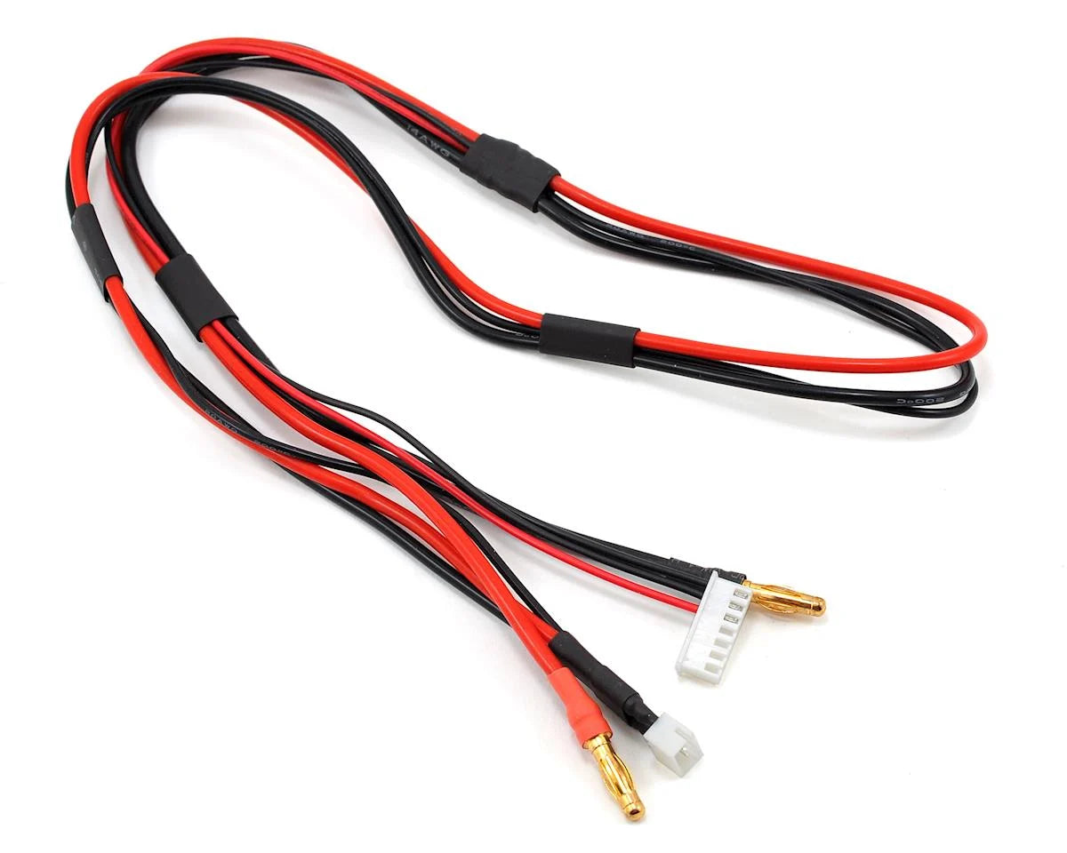 PROTEK PTK-5320 Receiver Balance Charge Lead (2S to 4mm Banana w/6S Adapter)