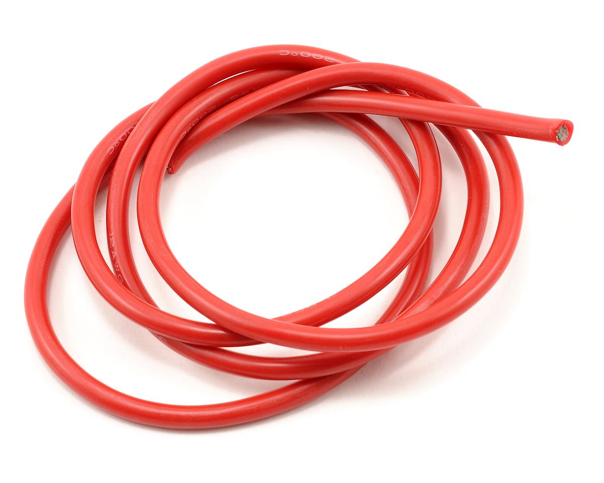 PROTEK PTK-5600 ProTek RC Silicone Hookup Wire (Red) (1 Meter) (12AWG)