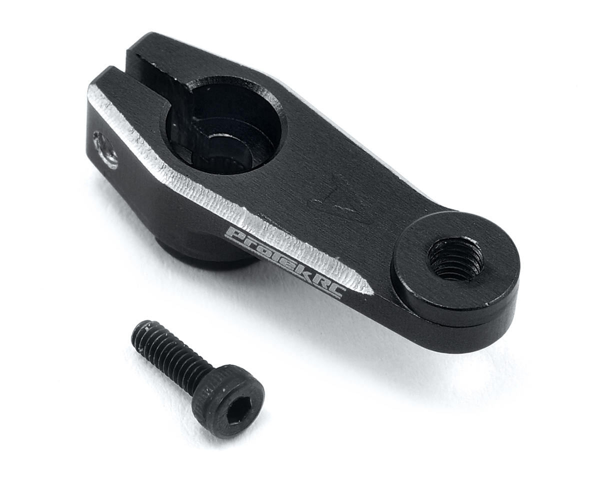 PROTEK PTK-7821-BK Aluminum Team Associated 1/10 Clamping Servo Horn (Black) 24T Hitec