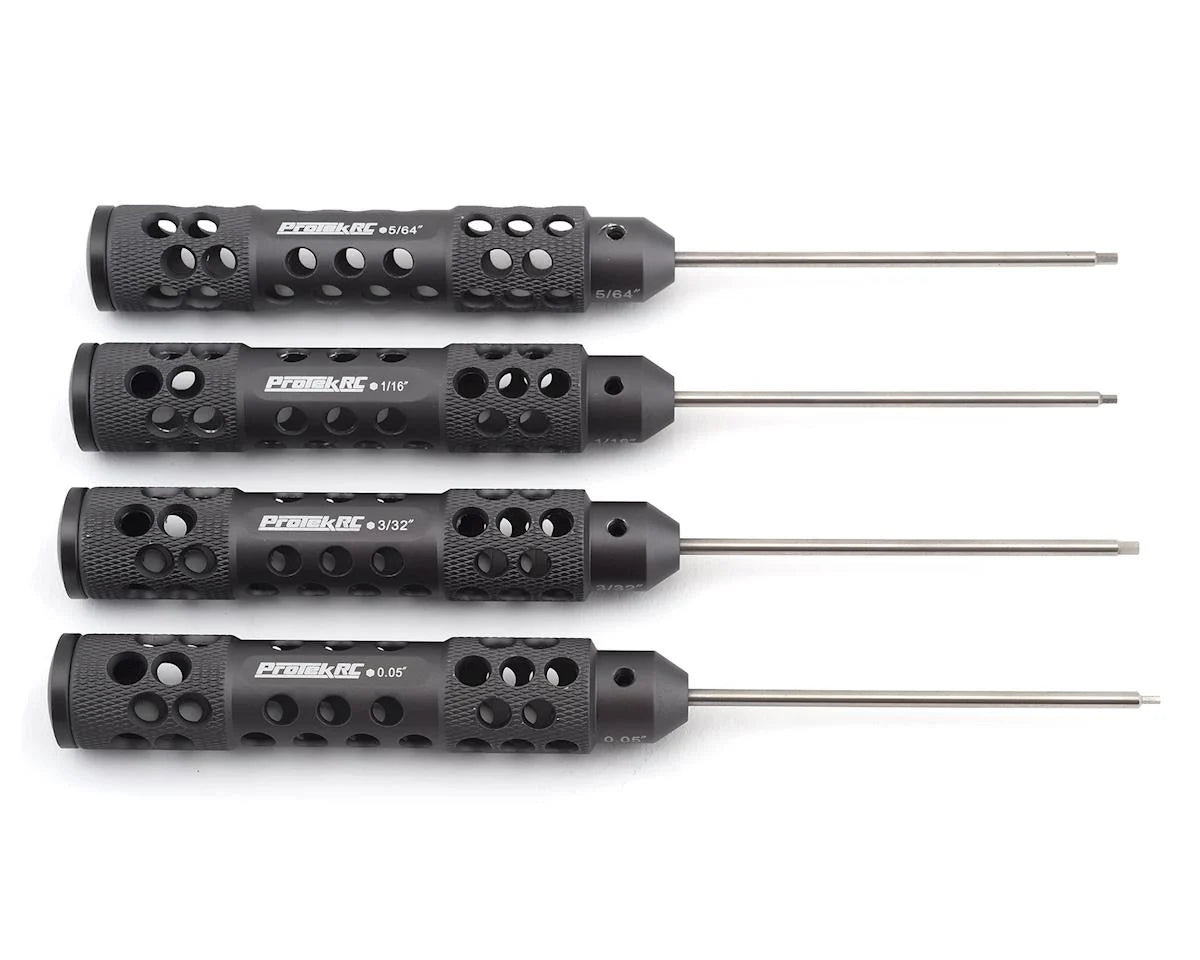 PROTEK PTK-8418 "TruTorque SL" Standard Hex Driver Set (4) (.050”, 1/16”, 5/64”, 3/32")