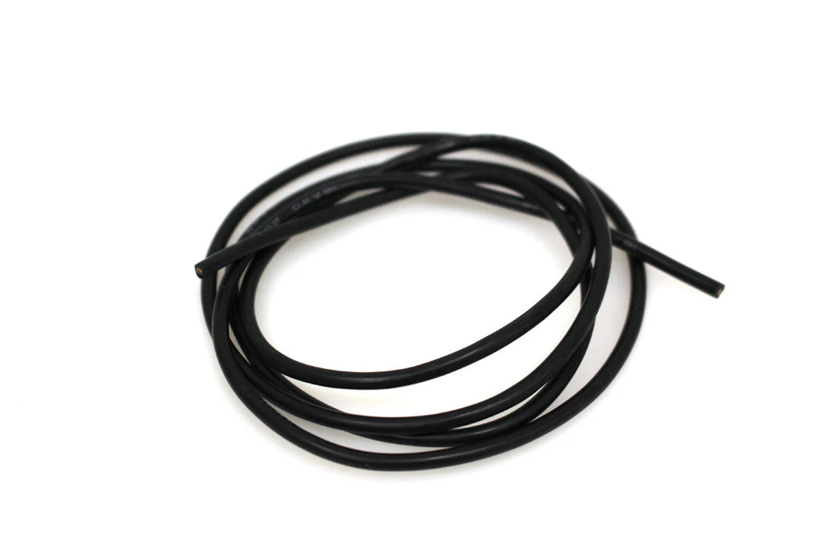 RACERS EDGE 1218 16 Gauge Silicone Wire, 3' Black