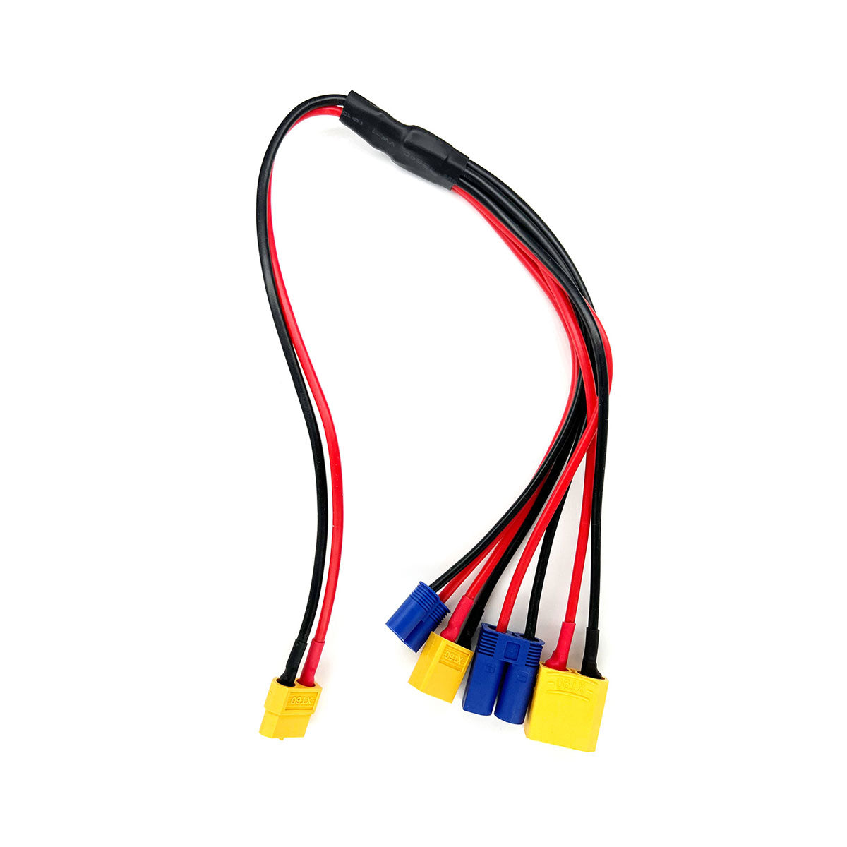 RACERS EDGE 1688 4-Function Charge Adapter: Female XT60 to Male XT60, XT90, EC3, EC5