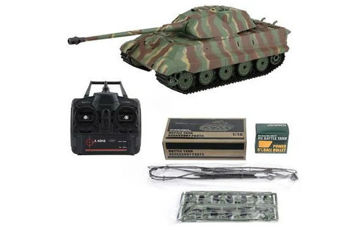 HENG LONG 3888A-1 1/16 2.4G German Tiger King Henschel Battle RC Tank