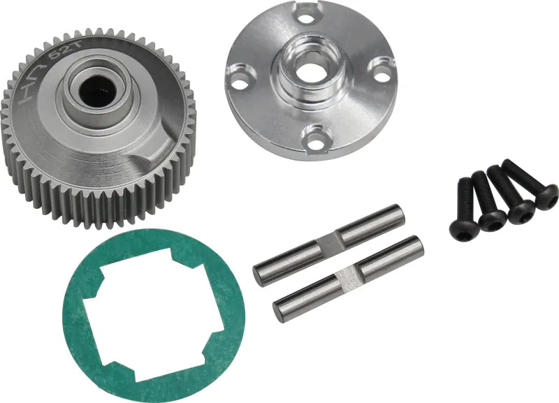 HOT RACING RCSB38H Hard Anodized Aluminum Differential Case, for Team Associated B6.1