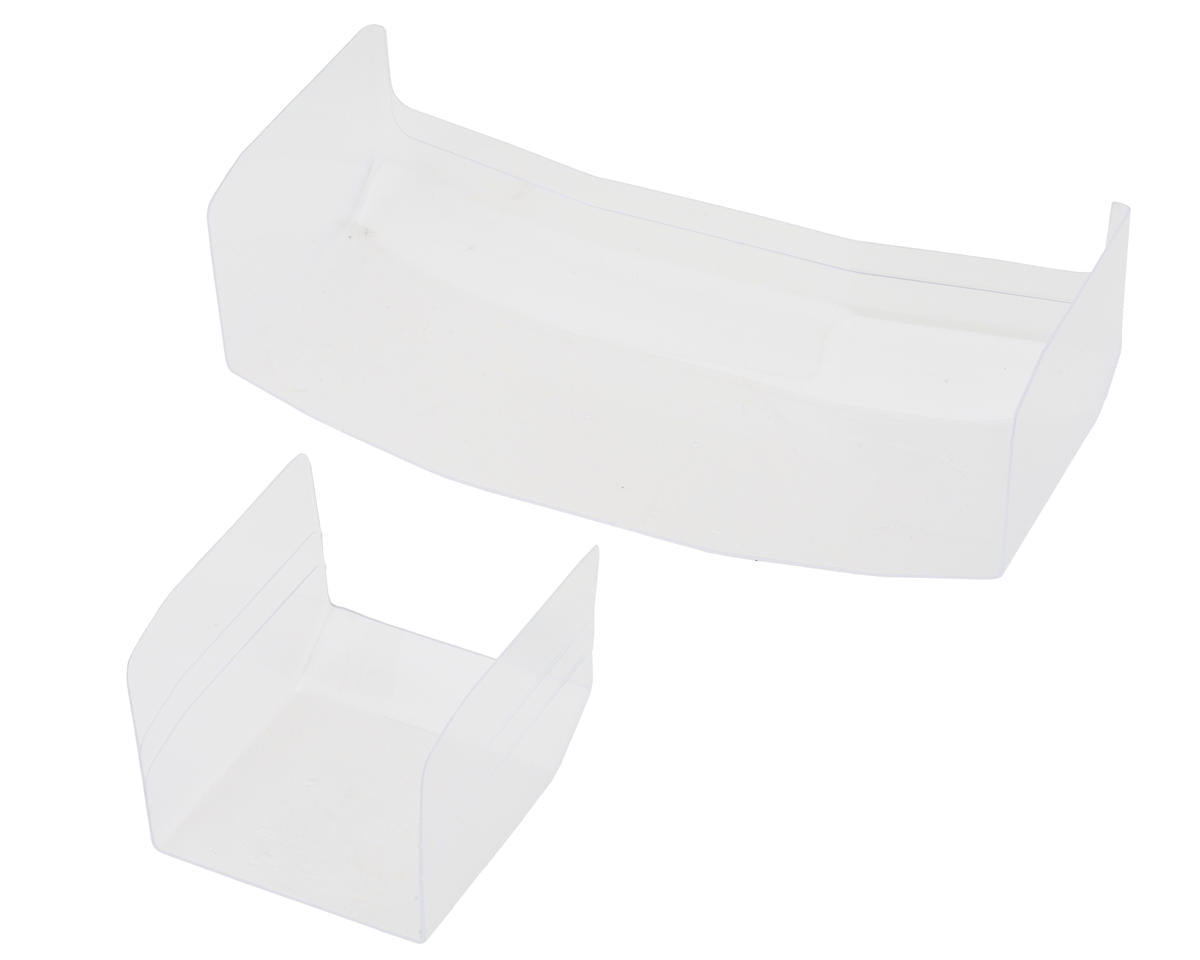 REVOLUTION DESIGN RDRP5003 ULTRA 1/10 High-Downforce Pre-Cut Off-Road Rear Buggy Wing (Clear) (7") w/Center Divider