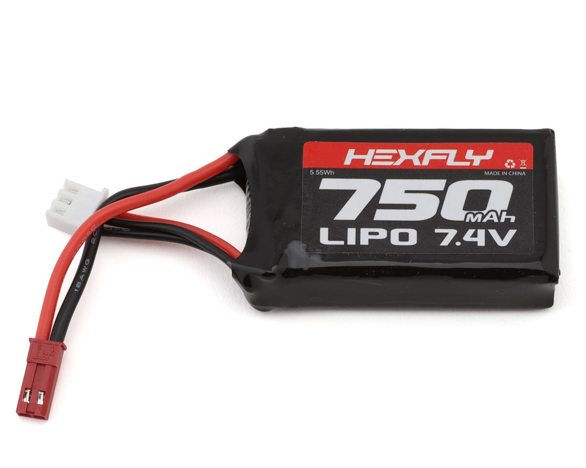REDCAT RER31100 MT-18/Ascent-18 2S Lipo Battery (7.4V/750mAh) w/JST Connector