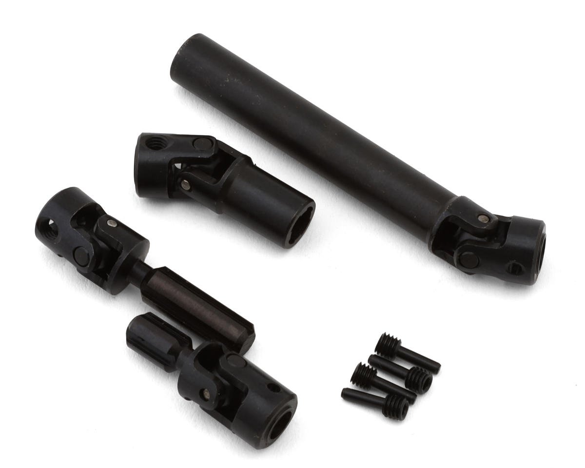 REDCAT RER42159 Ascent-18 Apex Steel Center Universal Driveshafts Set (Front/Rear)