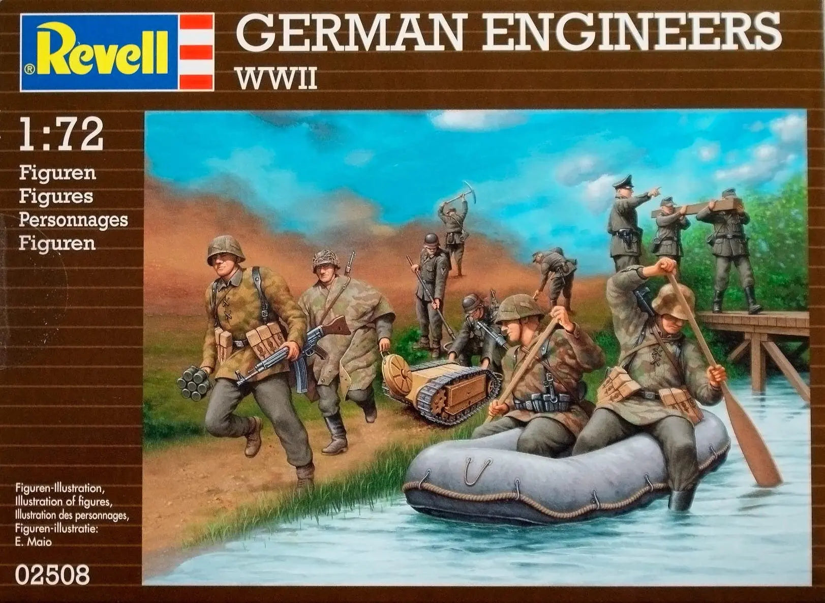 REVELL 02508 1/72 German Pioneers WWII