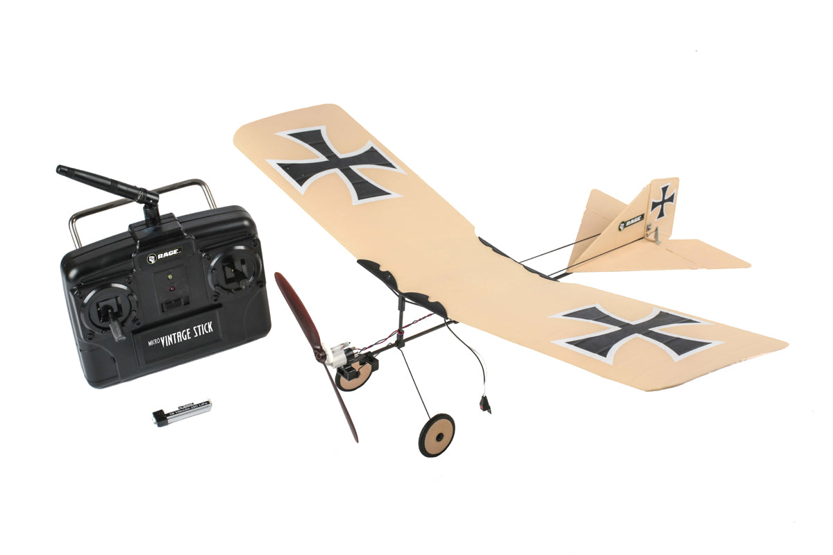 RAGE RC RGRA1111 Vintage Stick Micro RTF Airplane