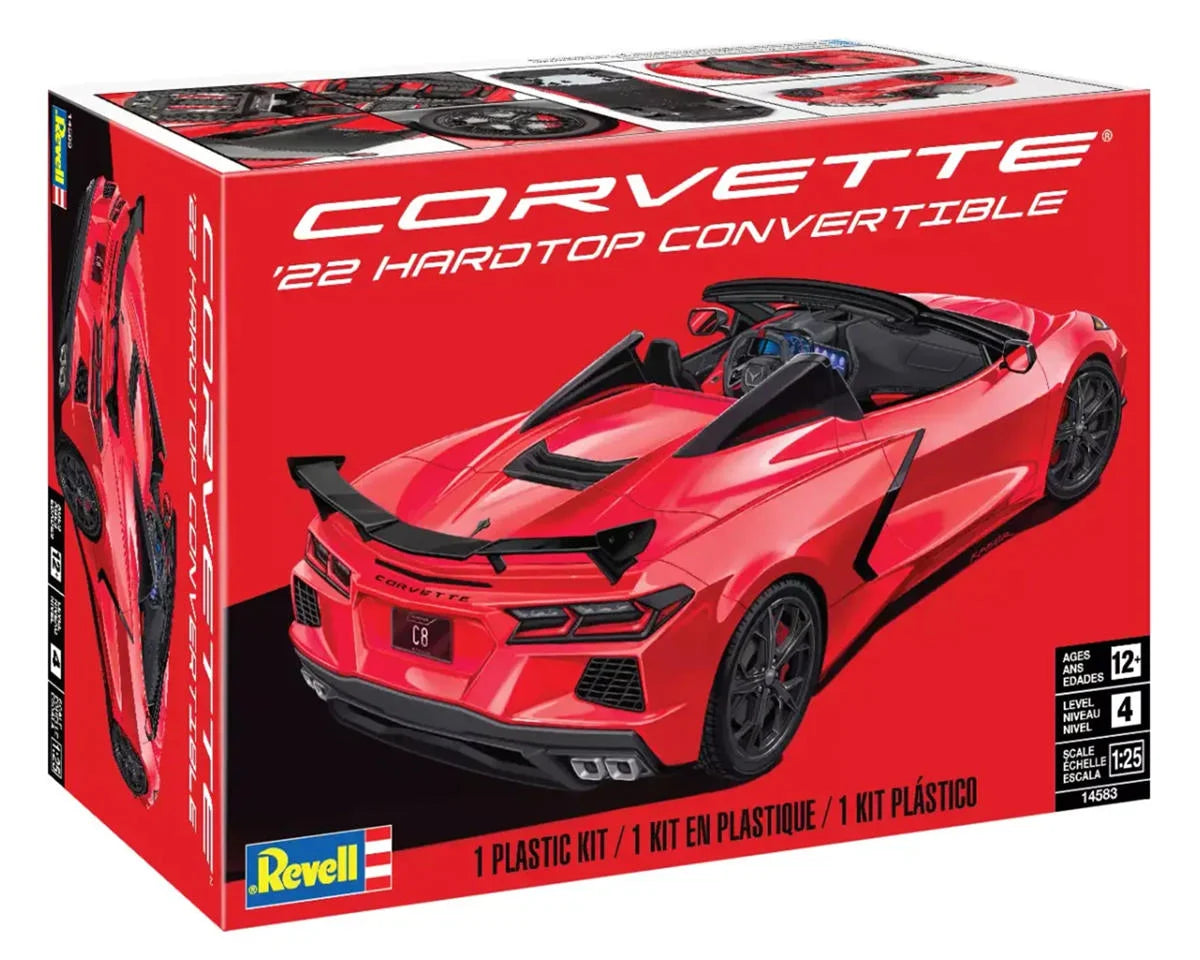 REVELL 14583 1/25 Corvette ‘22 Hardtop Convertible Plastic Model Kit