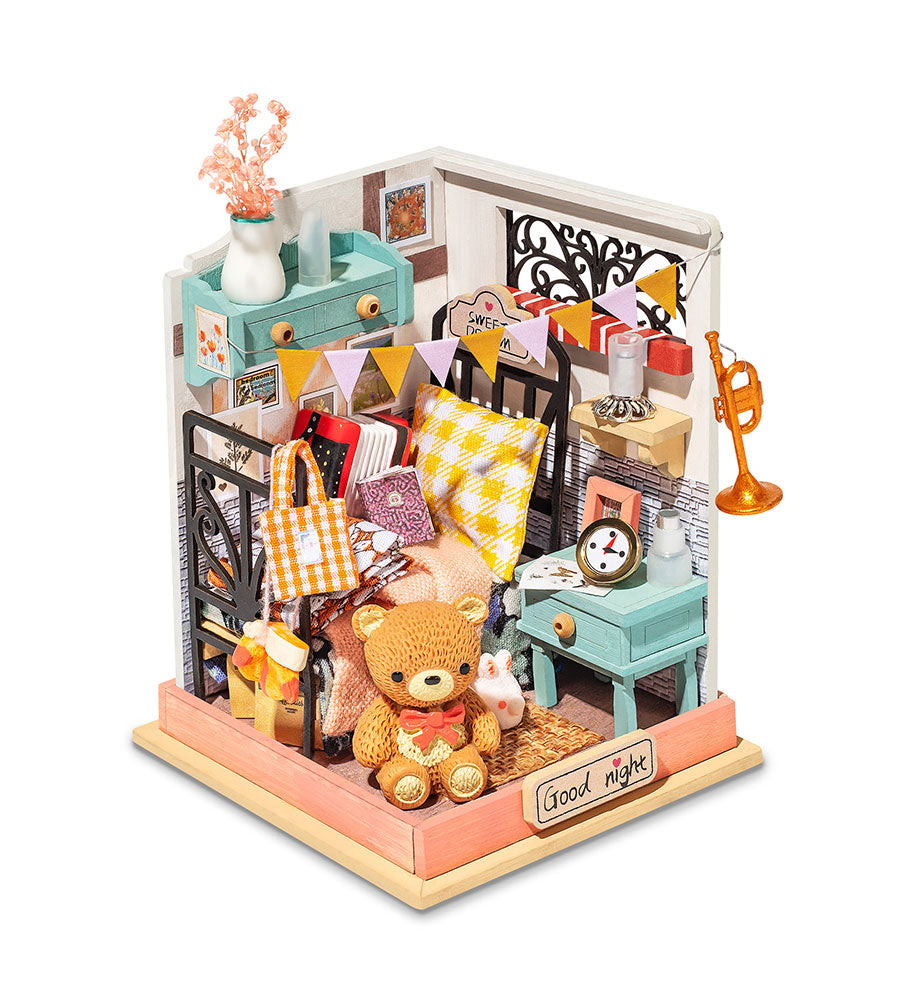 ROBOTIME DS016 Super Mini House; Sweet Dream - Bedroom