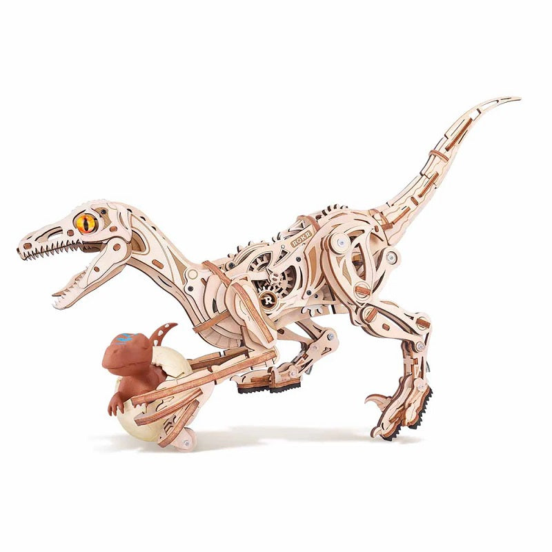 ROBOTIME LD01 Velociraptor Mechanical 3D Wooden Puzzle