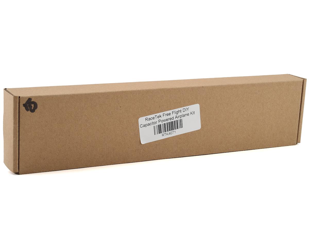 RACETEK RTK4071 Free Flight DIY Capacitor Powered Airplane Kit White