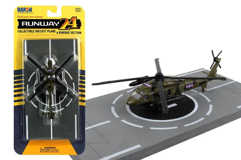 DARON RW060 RUNWAY24 BLACK HAWK HELICOPTER