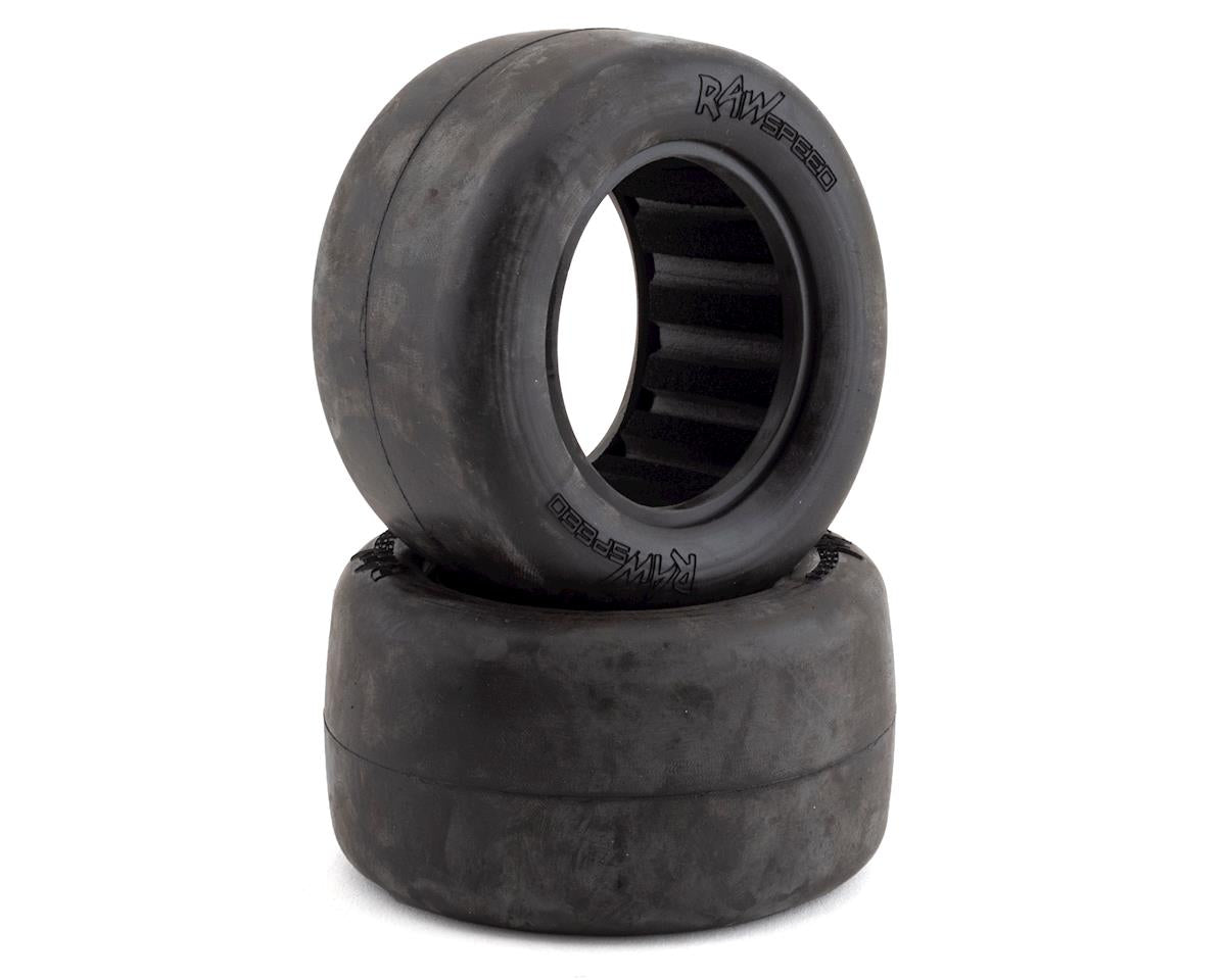 RAW SPEED 100401SSB RC Slick 2.2 Stadium Truck Tire (2) (Super Soft)