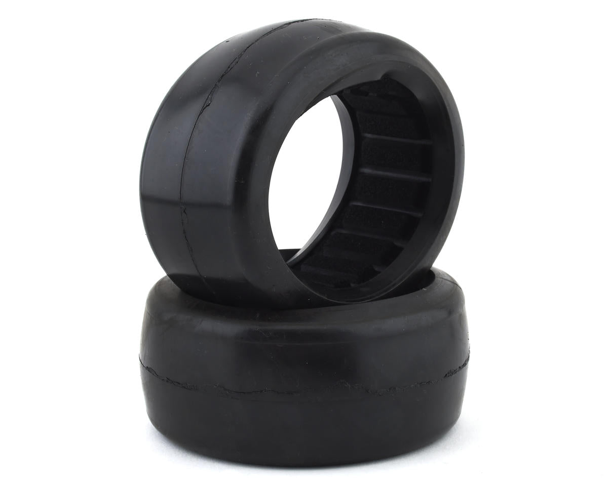 RAW SPEED 180106GB Slick 1/8 Buggy Tires (2) (Gumball (Pink))