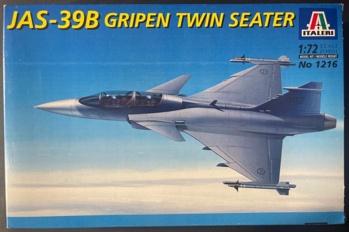 ITALERI 1216 *DISC 1/72 JAS-39B GRIPEN TWIN SEATER