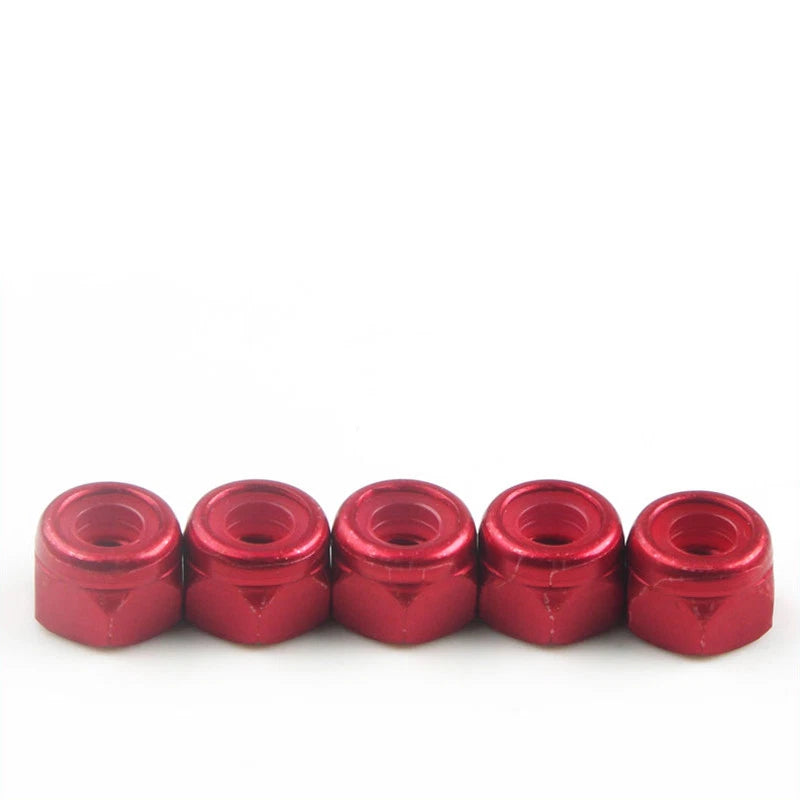 KYOSHO 1-N3043NA-R Nuts Aluminum M3 Red 5pcs